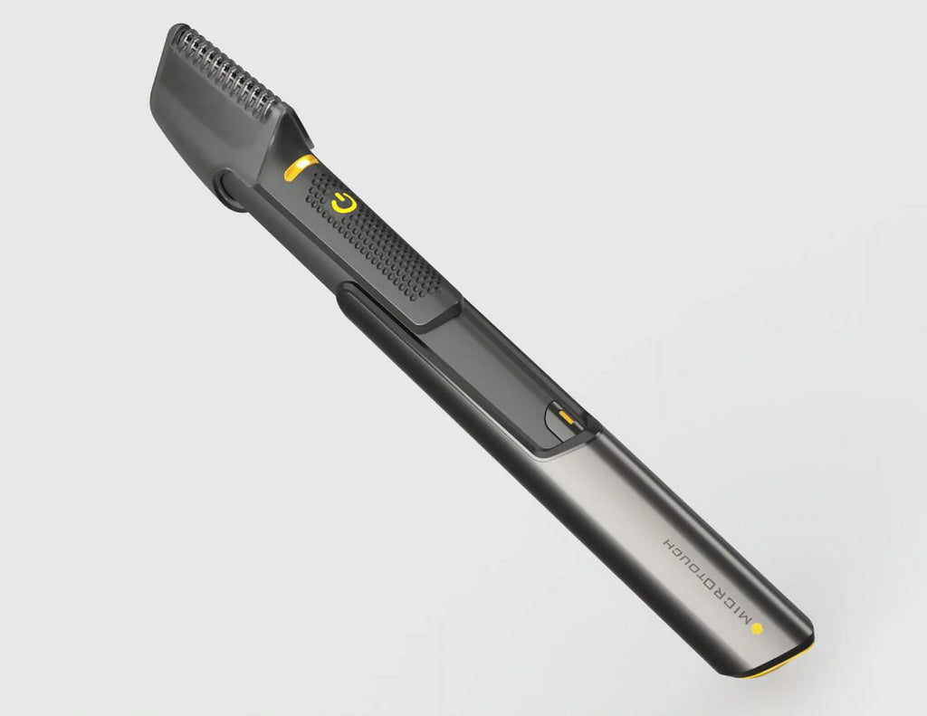 Titanium Trim Cordless Electric Trimmer, at Home Haircut and Body Groomer, Black