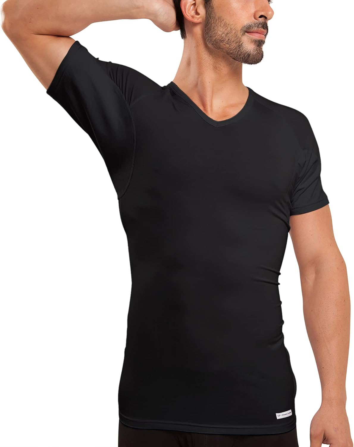 Sweat Defense Undershirt | V Neck| Underarm Sweat Proof Lenzing Modal