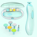 Baby Nail Clippers with Light, Electric Baby Nail Trimmer, Safe Baby Nail File for Newborn, Green