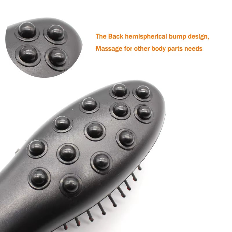 Electric Comb Vibrating Hair Brush Comb Massager Massage Hair Scalp Head Blood Circulation Comb Brush Cellulite Massager