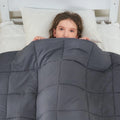 Kids Weighted Blanket 5Lbs, 36.2"X48.2" Toddler Weighted Blanket for Sleep & Calming, Breathable Heavy Blanket for Children, Gray