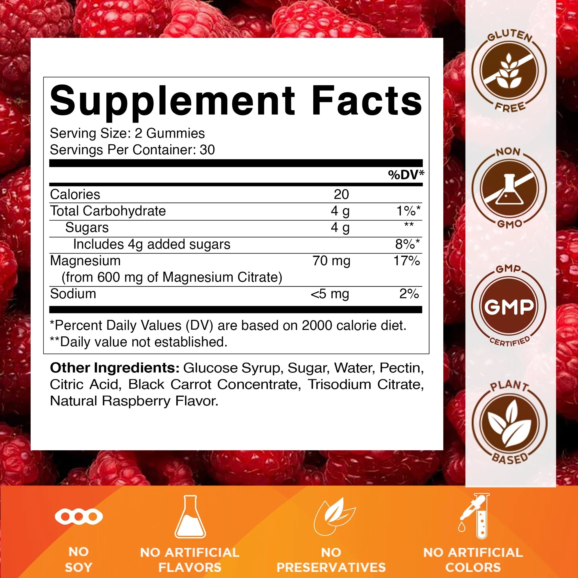 3 Pack -  Magnesium Gummies 600Mg per Serving - 60 Vegan Gummies - Promotes Healthy Relaxation, Muscle, Bone, & Energy Support
