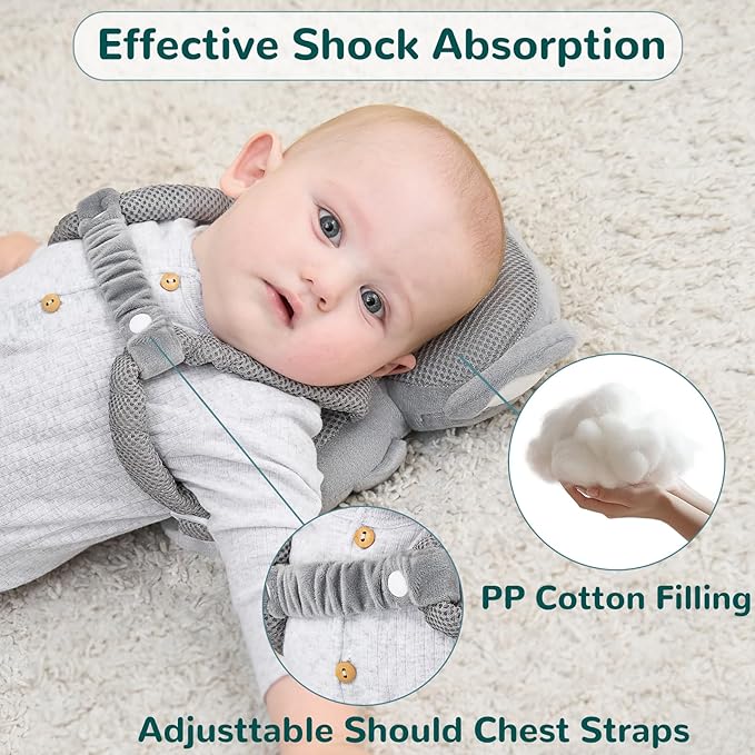 Baby Head Protector Backpack for Falling Crawling and Walking Toddler. Essential Infant Koala Toys Helmets Baby. Must Have 0.5-2 Years
