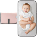 Baby Changing Pad, 1Pc Portable Changing Pads for Newborn Girl & Boy by  (Pink Blush, Compact)