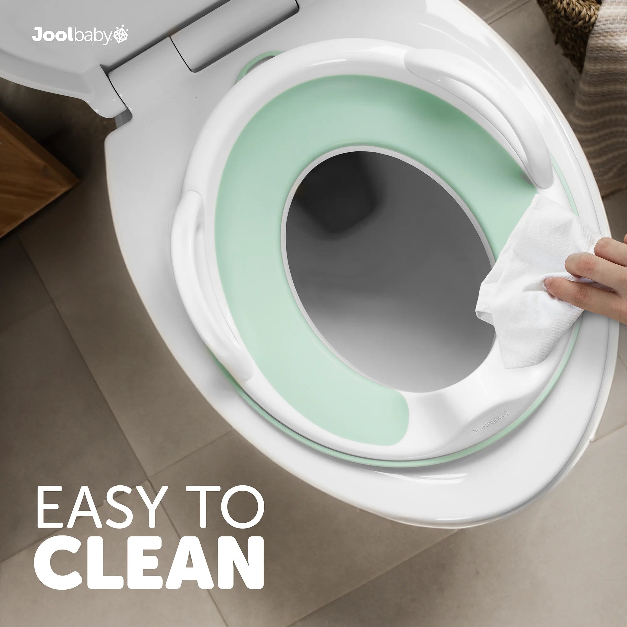 Potty Training Seat with Handles, Unisex, Fits Most Toilets, Non-Slip with Splash Guard