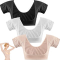 3-Pack Women’s Underarm Sweat-Proof Vest – Reusable Armpit Sweat Pads for All-Day Dry Comfort