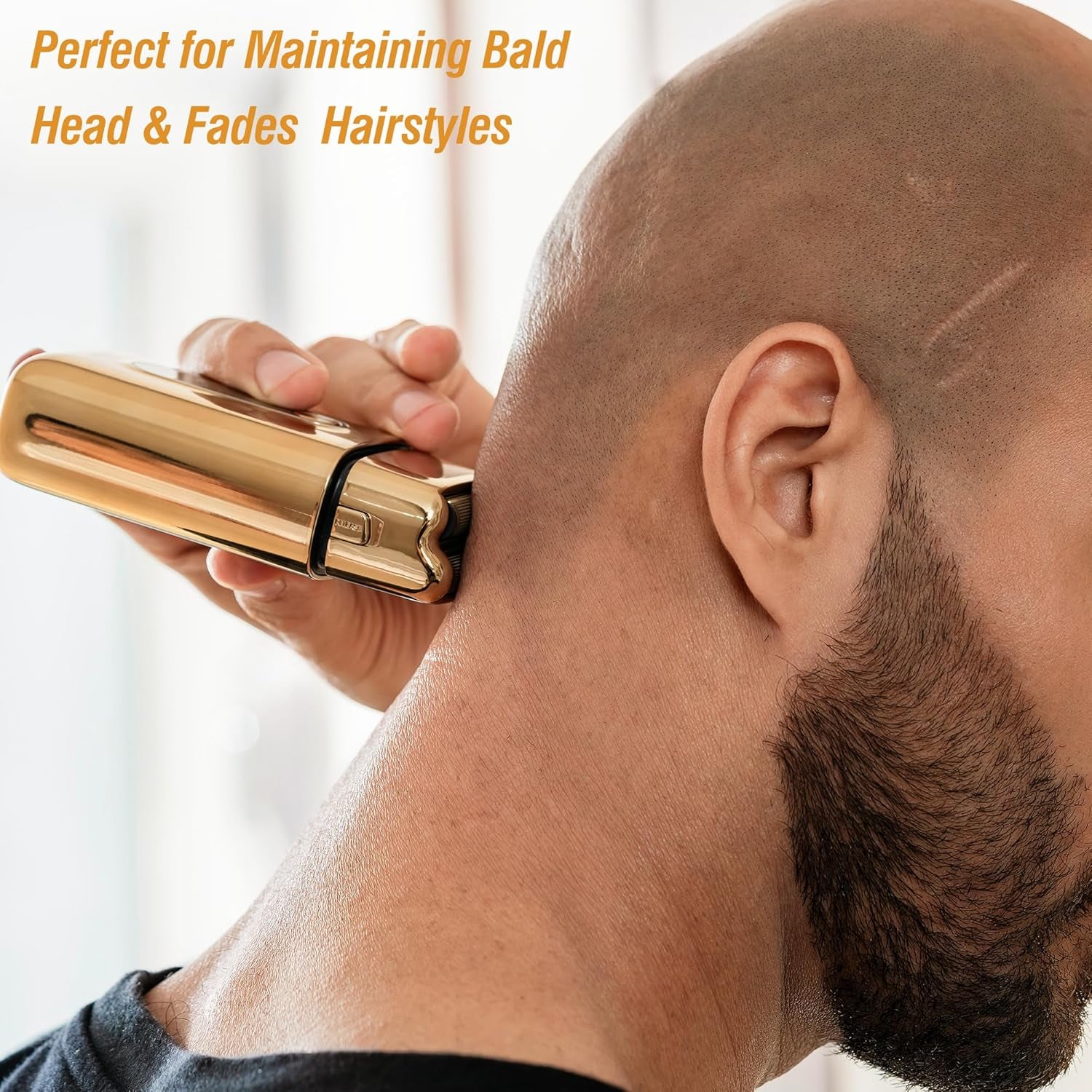 Electric Foil Shavers for Men Barbers - Dual Foils Shaver for Bald Head, Fades - Precise Face Razors for Clean Beard Stubble Shaving Type-C Rechargeable (Foil-Shaver)