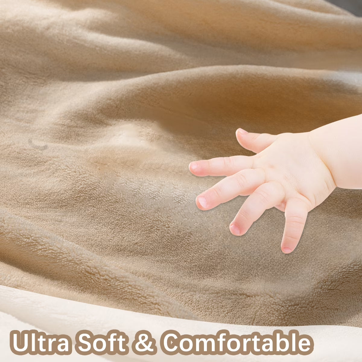 Baby Bath Towel, Absorbent Large Hooded Towel for Kids, Newborn, Babie, Toddler, Infant, Brown Koala, 31.5 X 31.5 Inch