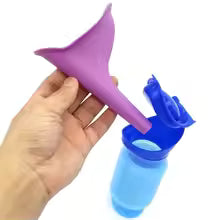 Collapsible Emergency Urinal Bottle Set 750ml for Men, Women & Kids – Portable Pee Bottle with Funnel Adapter for Travel, Traffic Jams, Camping & Hiking